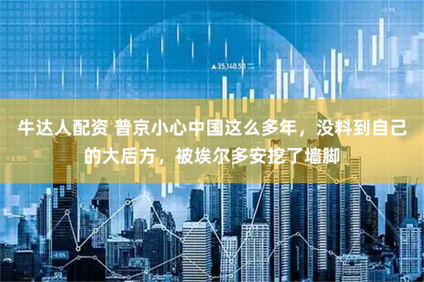 牛达人配资 普京小心中国这么多年，没料到自己的大后方，被埃尔多安挖了墙脚
